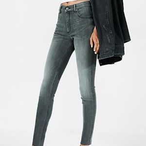 EXPRESS - High Waisted Stretch Ankle Jean Leggings